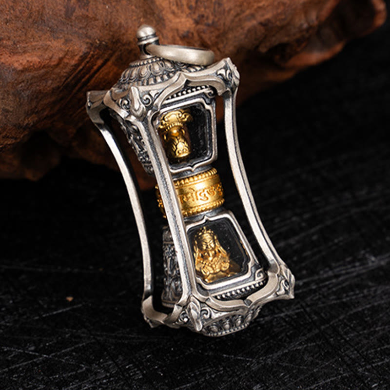 925 Sterling Silver Zakiram Goddess of Wealth Blessing Necklace