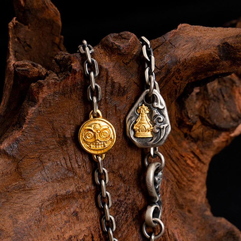 925 Sterling Silver Zakiram Goddess of Wealth Spiritual Necklace