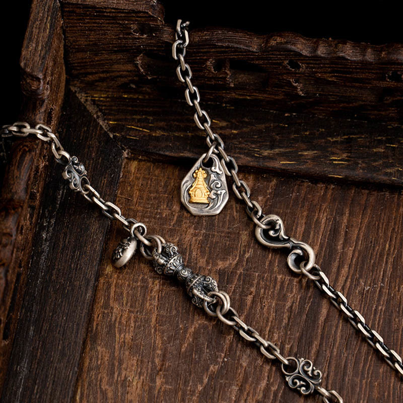 925 Sterling Silver Zakiram Goddess of Wealth Spiritual Necklace