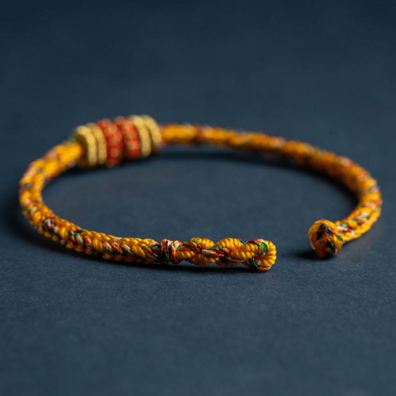 Handmade Chinese Zodiac Red String Bracelet for Luck & Strength