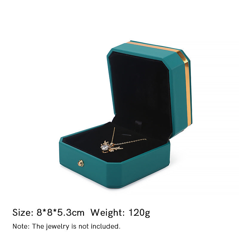 PU Leather Jewelry Storage Box for Spiritual Jewelry Protection