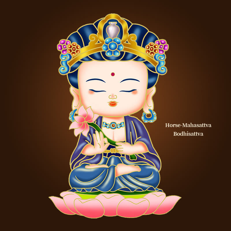Chinese Zodiac Copper Phone Sticker for Wealth & Fortune Blessings