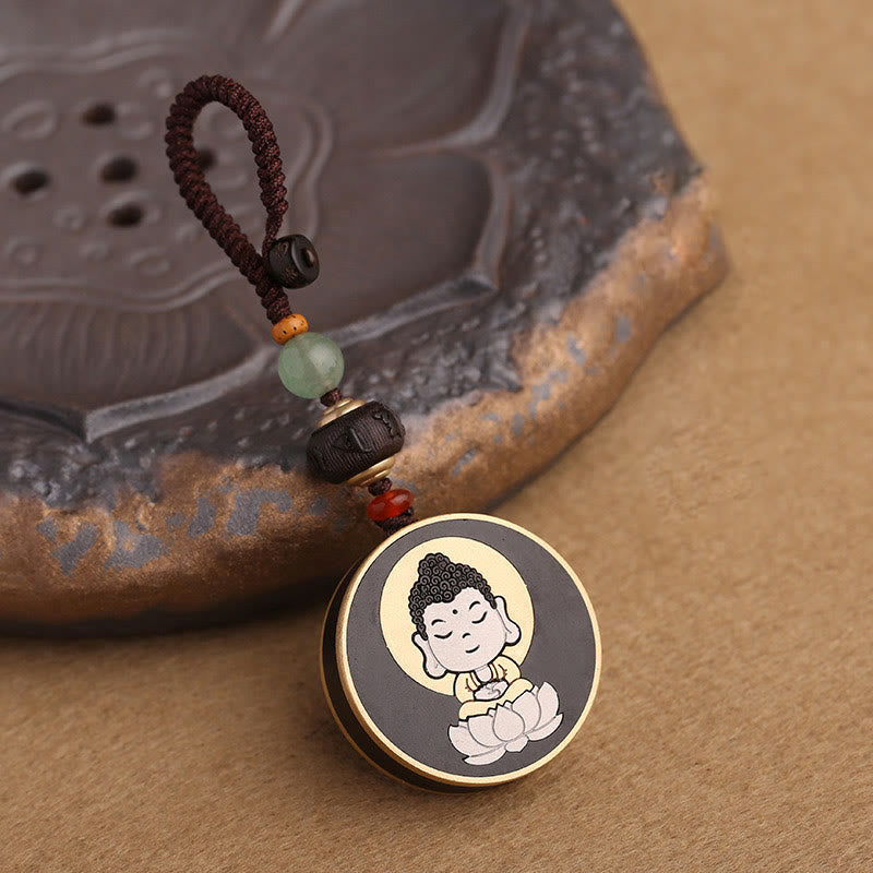 Ebony Rosewood Spiritual Balance Car Key Chain | Healing Sounds