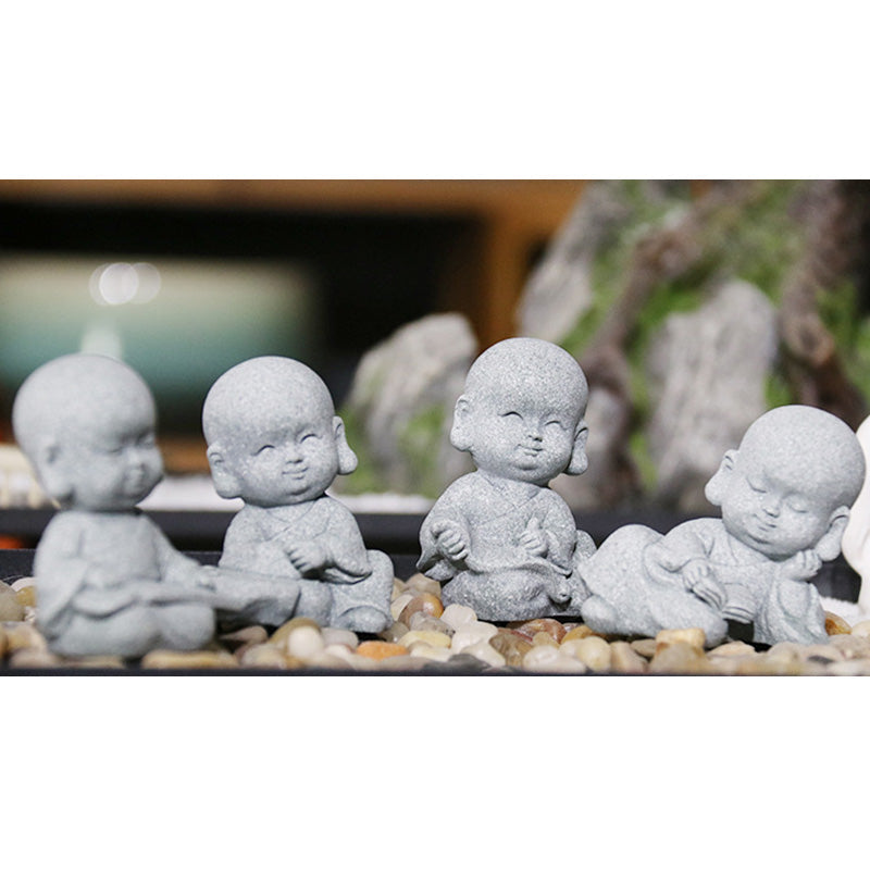 Handmade Sandstone Buddha Statue for Meditation and Serenity
