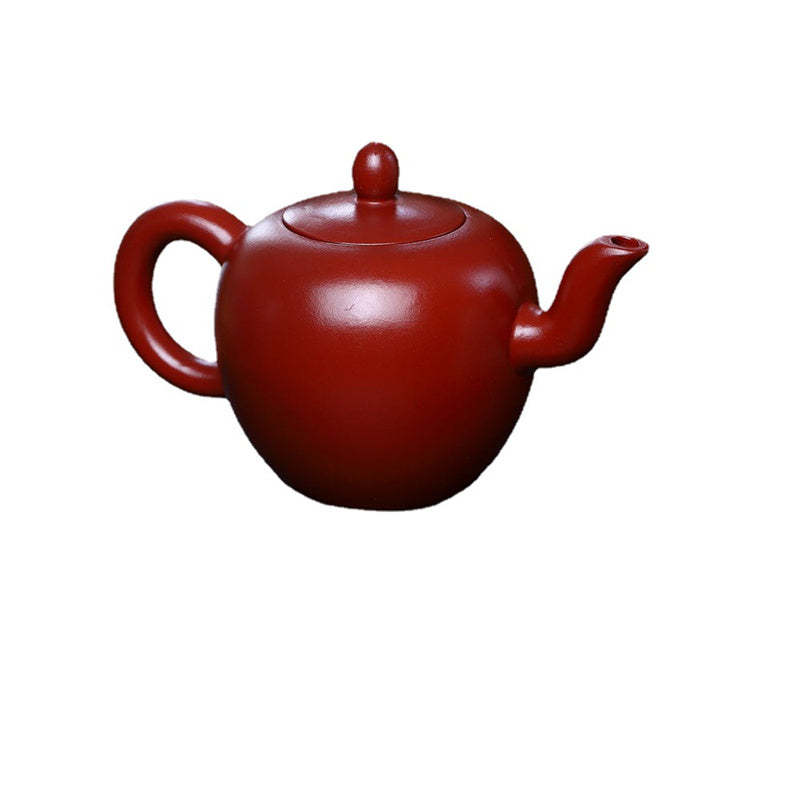 Yixing Semi-Handmade Brown Purple Clay Kung Fu Teapot 200ml