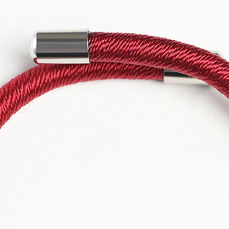Om Mani Padme Hum Bracelet | 925 Sterling Silver Red String Unisex