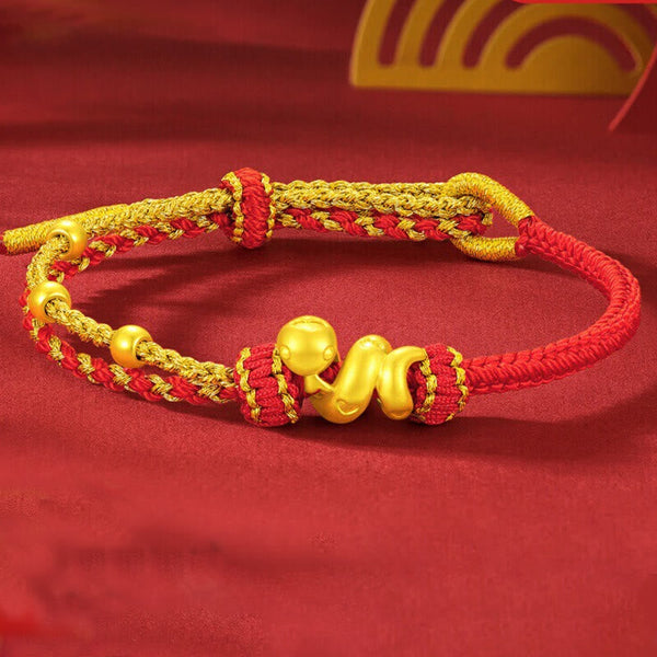 999-gold-snake-red-string-luck