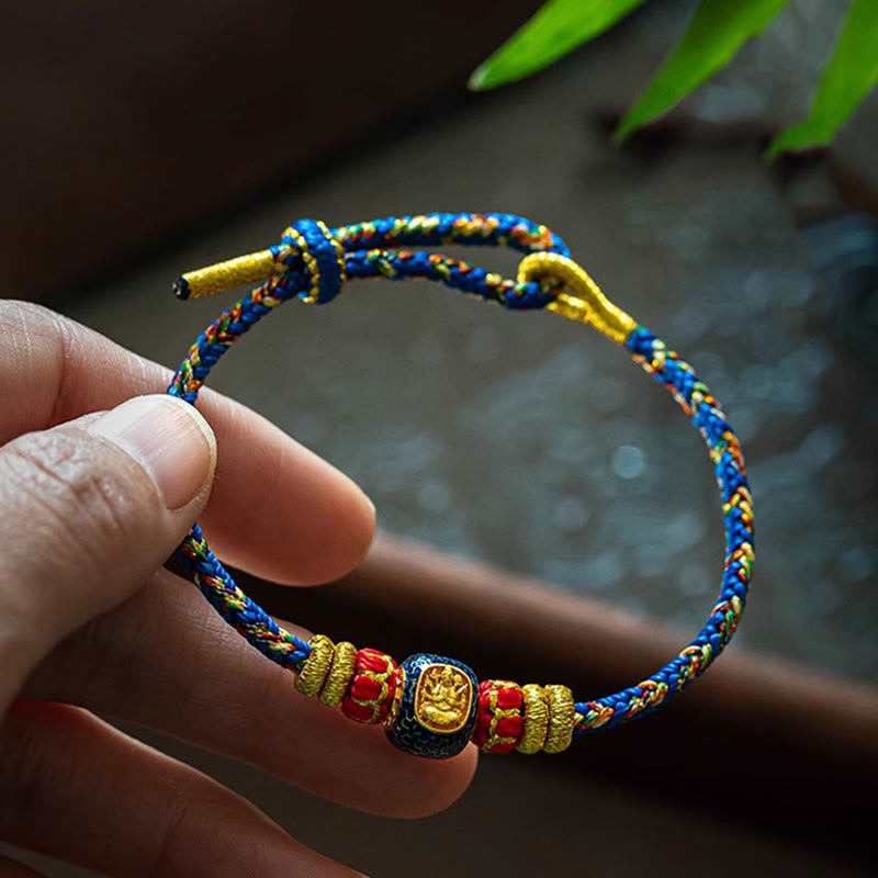 999 Gold Zodiac Snake Luck Bracelet