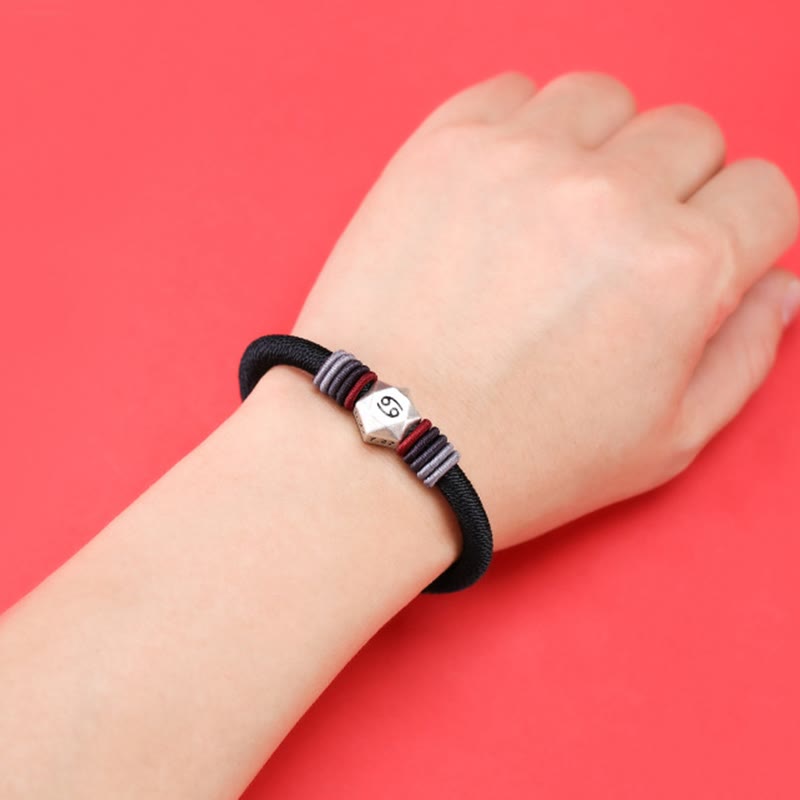 999 Sterling Silver Chinese Zodiac Bracelet for Protection