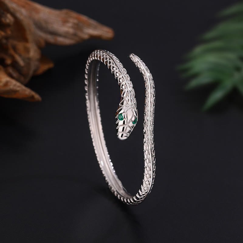 999 Sterling Silver Snake Year Zodiac Bracelet