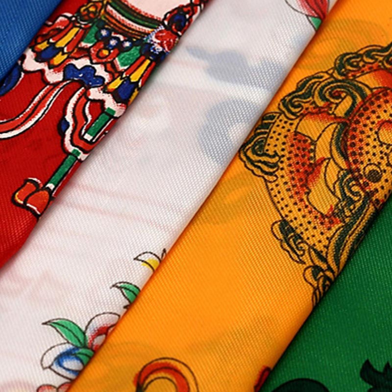 Tibetan Lucky Blessing Khata Scarf 240cm Zen Decor