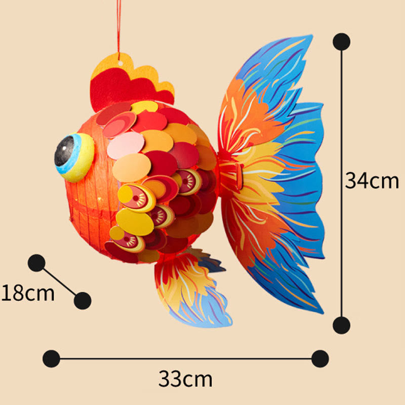 DIY Good Luck Koi Fish Paper Lantern | Zen Decor