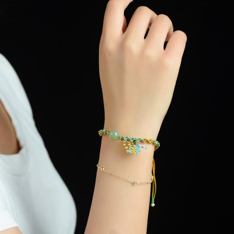 Handmade Double Layer Jade Bracelet | Luck & Abundance