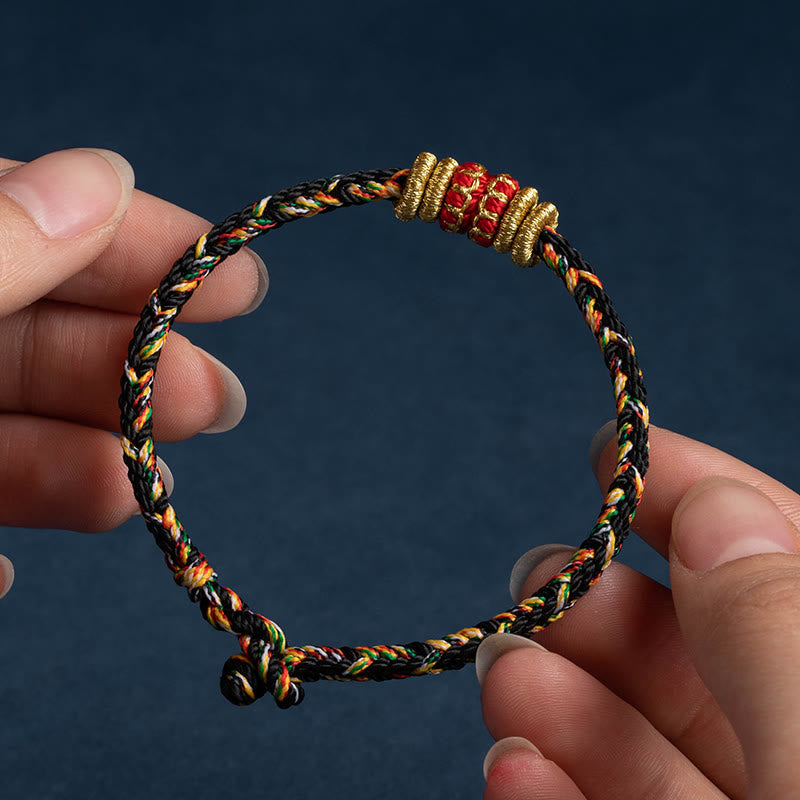 Handmade Chinese Zodiac Red String Bracelet for Luck & Strength