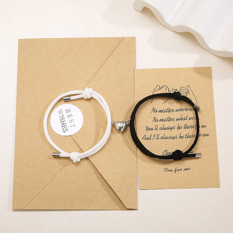 Magnetic Couple Red String Bracelets | Protection & Strength