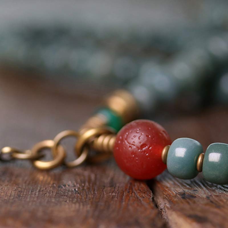108 Beads Bodhi Seed Mala Wisdom Bracelet for Meditation