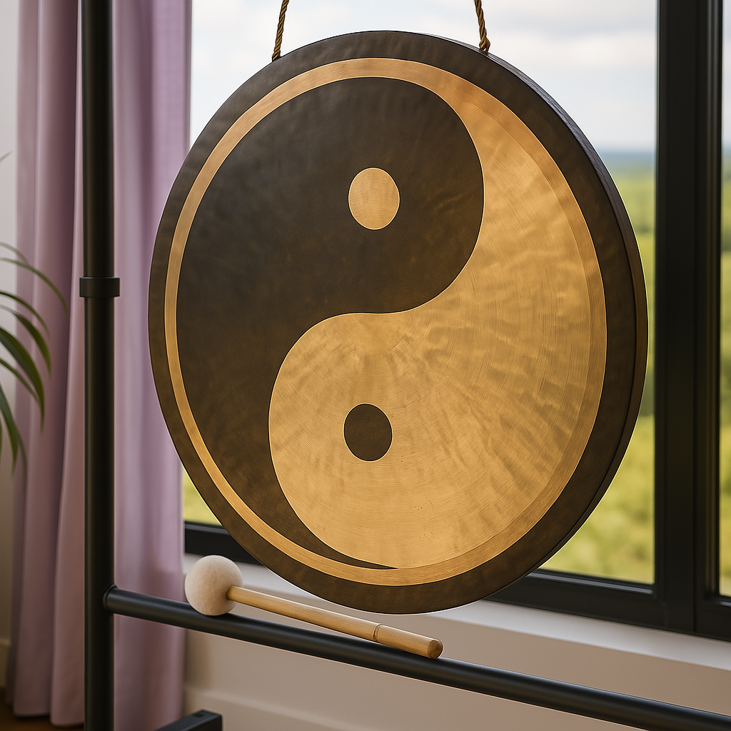 12" to 48" Yin Yang Gong Instrument for Sound Bath