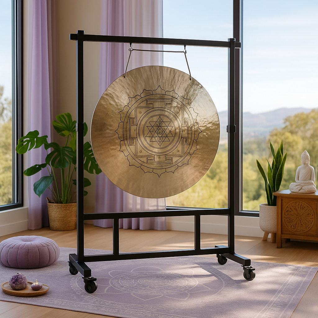 6" to 52" Sri Yantra Wind Gong Instrument for Meditation