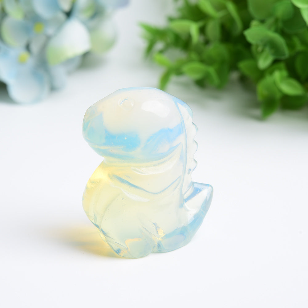 1.9 inch Mixed Crystal Dinosaur Carving for Healing