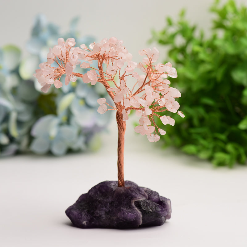 Amethyst Base 6in Crystal Tree for Healing & Energy