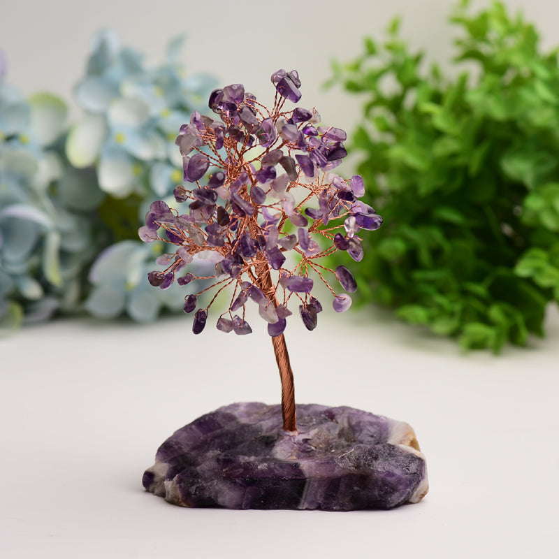Amethyst Base 6in Crystal Tree for Healing & Energy