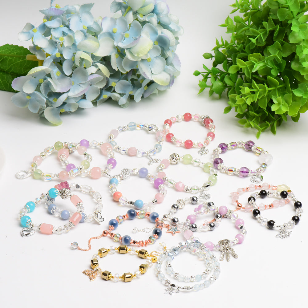 10-25mm Mixed Crystal Spiritual Healing Bracelet