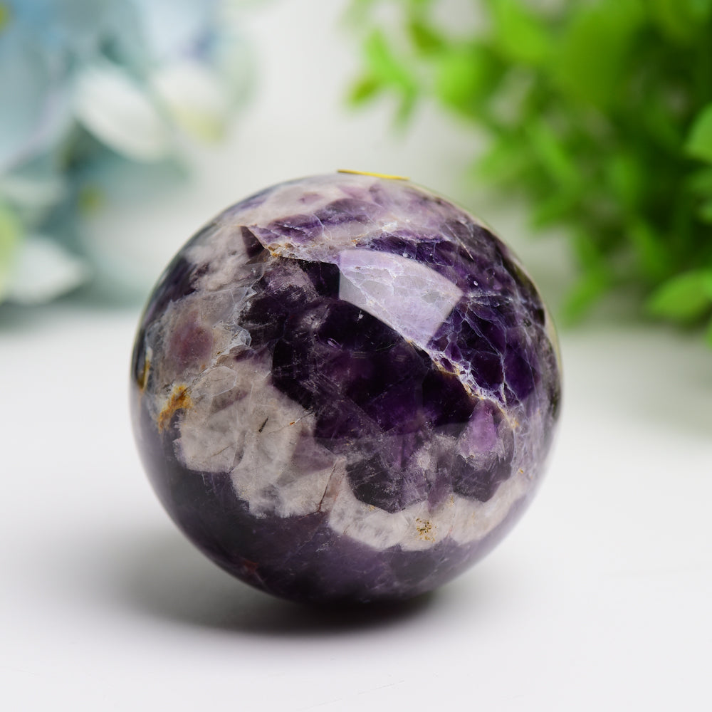 2.0-4.0" Amethyst Crystal Sphere for Meditation & Healing