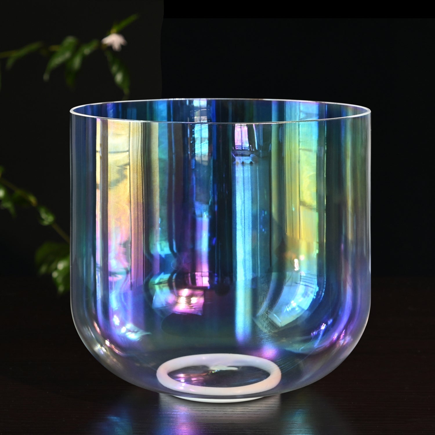 Clear Quartz Crystal Singing Bowl Set for Chakra Healing
