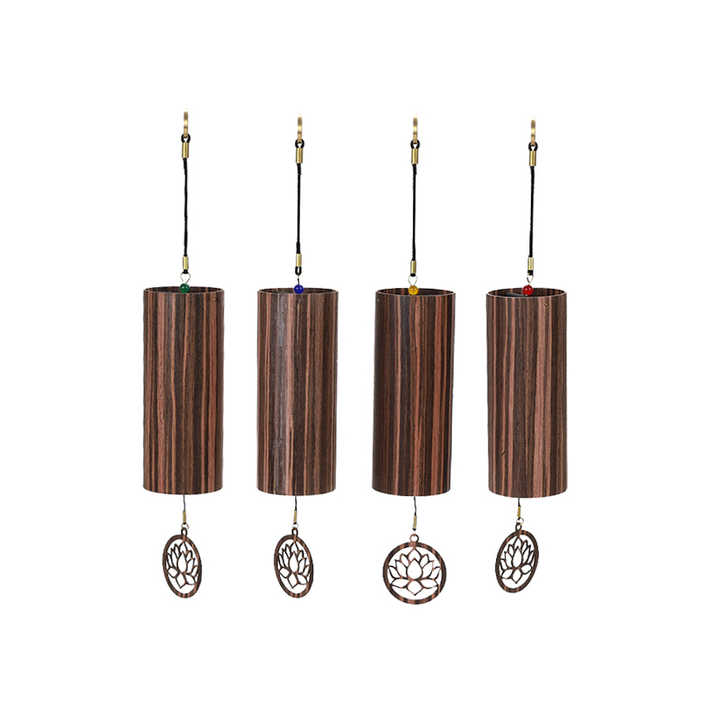 Elemental Wind Chimes 4pc Set - Earth, Air, Water, Fire Sounds