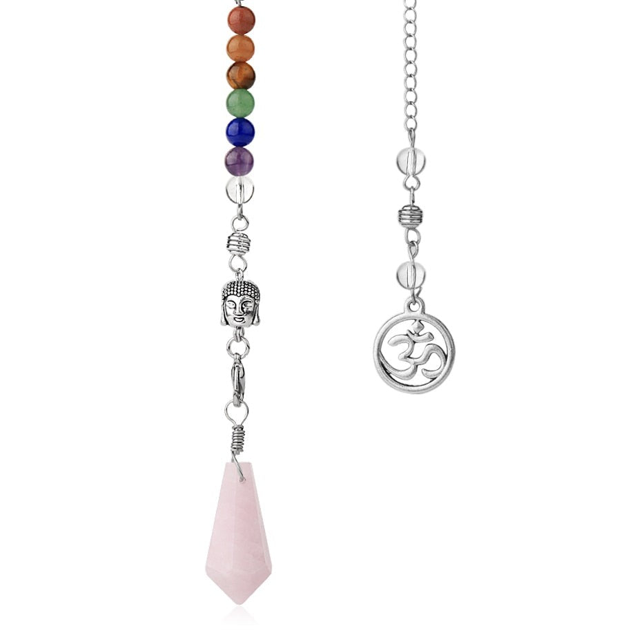 Chakra Balancing Pendulum with Buddha Head