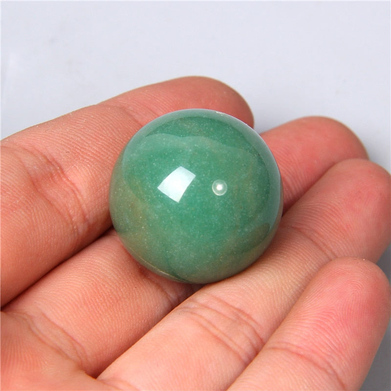 Aventurine Crystal Ball for Fortune & Harmony