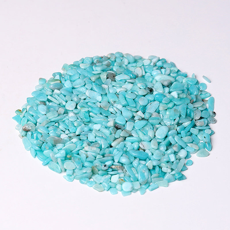 Natural Amazonite Tumbled Stones 5-9mm Crystal Chips Decoration