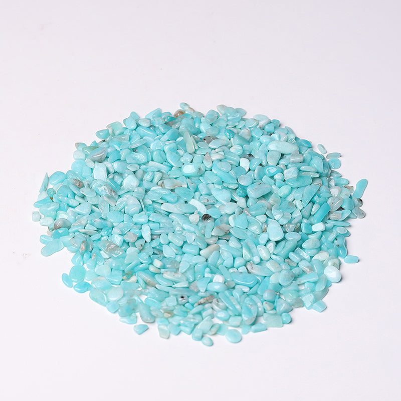 Natural Amazonite Tumbled Stones 5-9mm Crystal Chips Decoration