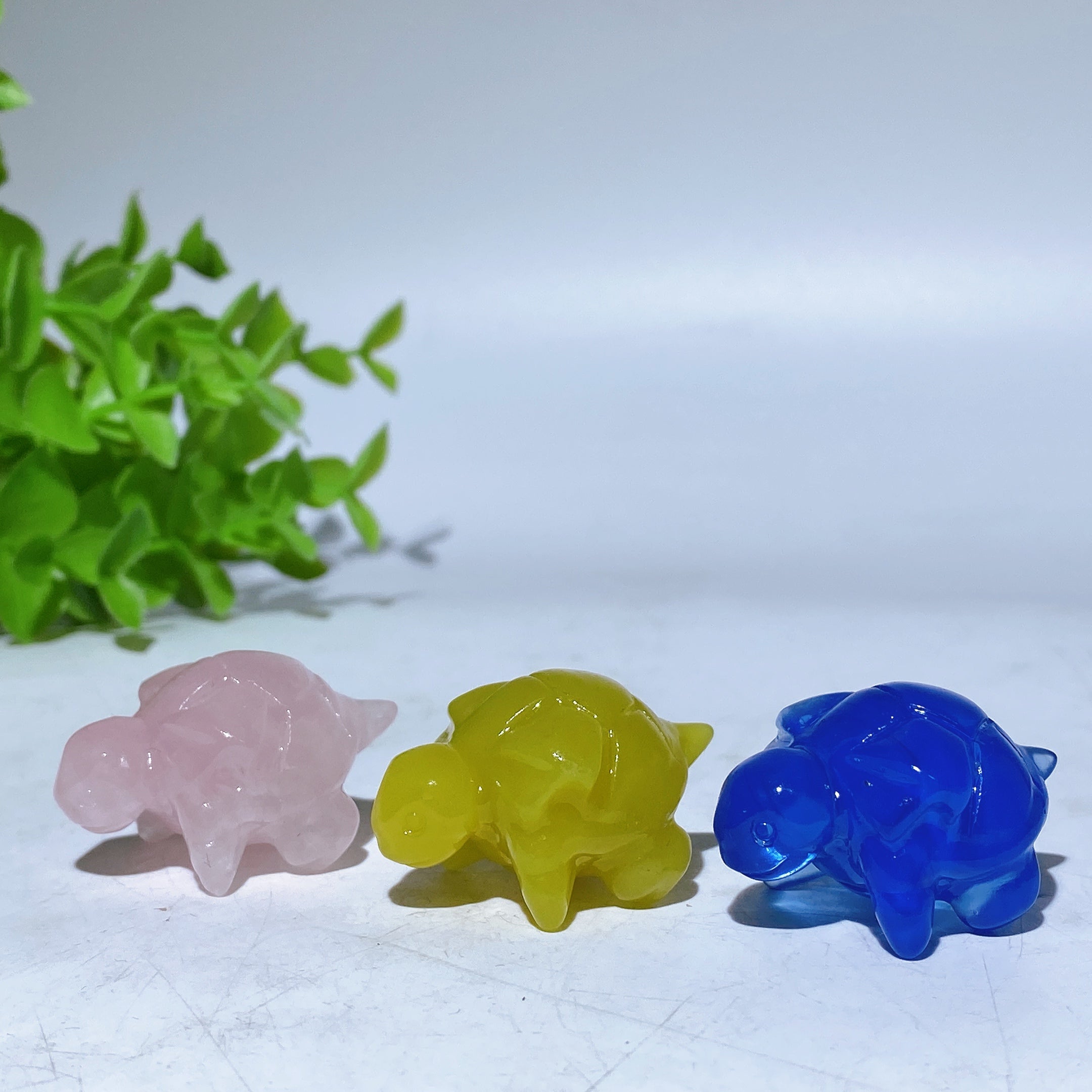 1.4 Inch Crystal Turtle Figurine | Healing Sound Stones