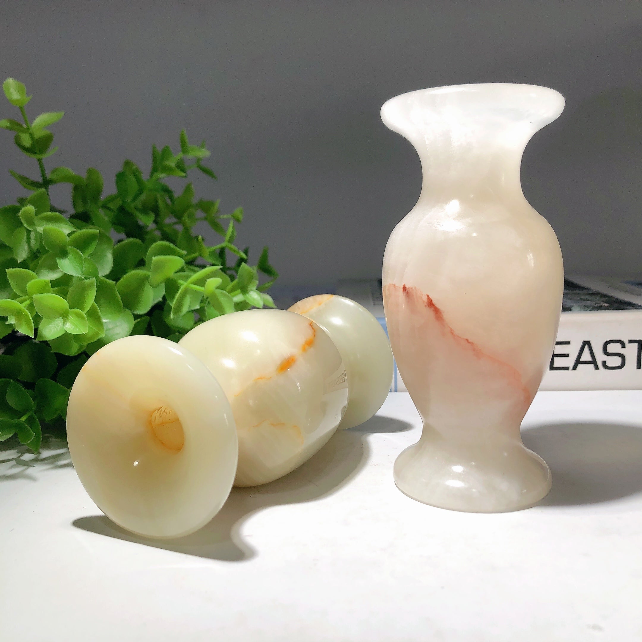 4.5 inch Afghan Jade Healing Vase Crystal Sculpture