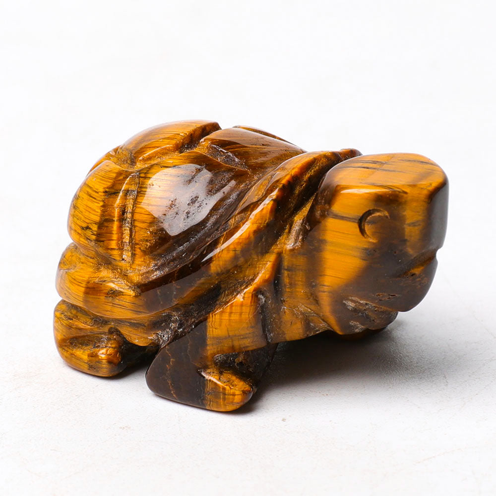 1.5 inch Crystal Turtle Figurine Spiritual Healing Carving