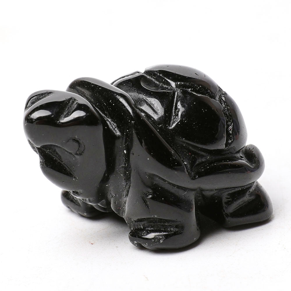 1.5 inch Crystal Turtle Figurine Spiritual Healing Carving