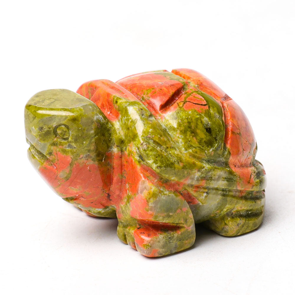 1.5 inch Crystal Turtle Figurine Spiritual Healing Carving