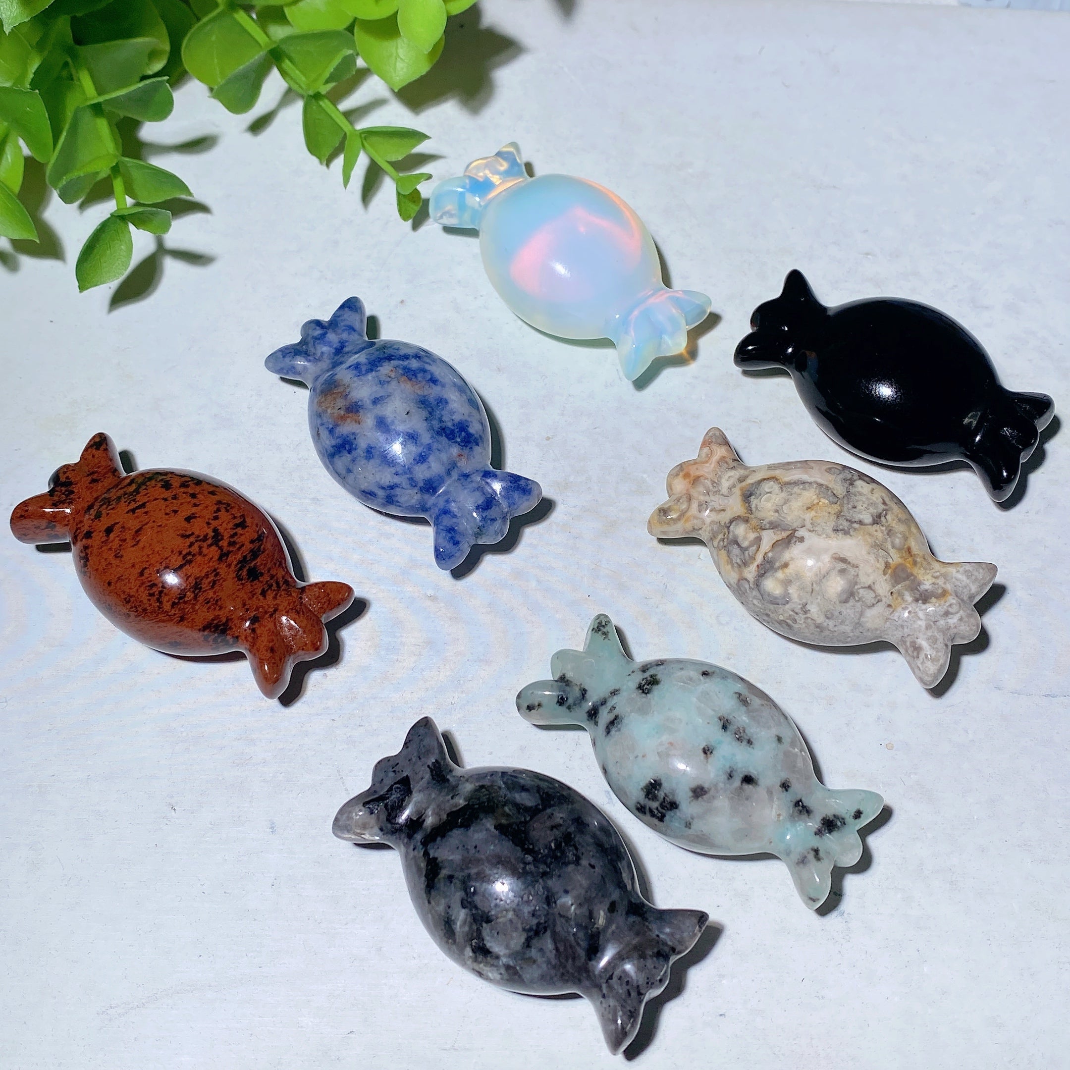 2-inch Mixed Crystal Candy Figurines for Healing