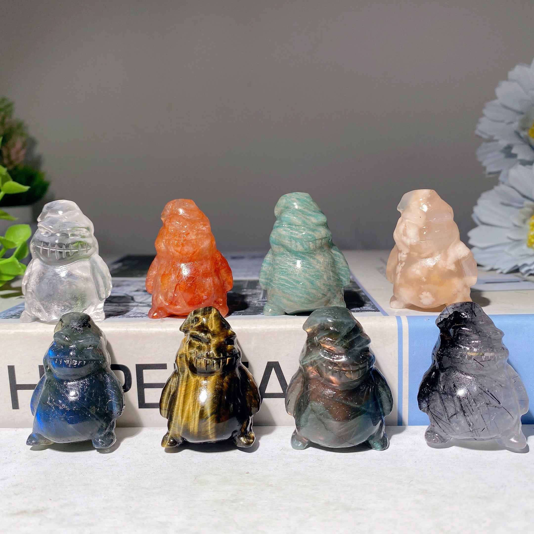 1.4 Inch Mixed Crystal Figurines for Healing and Decor