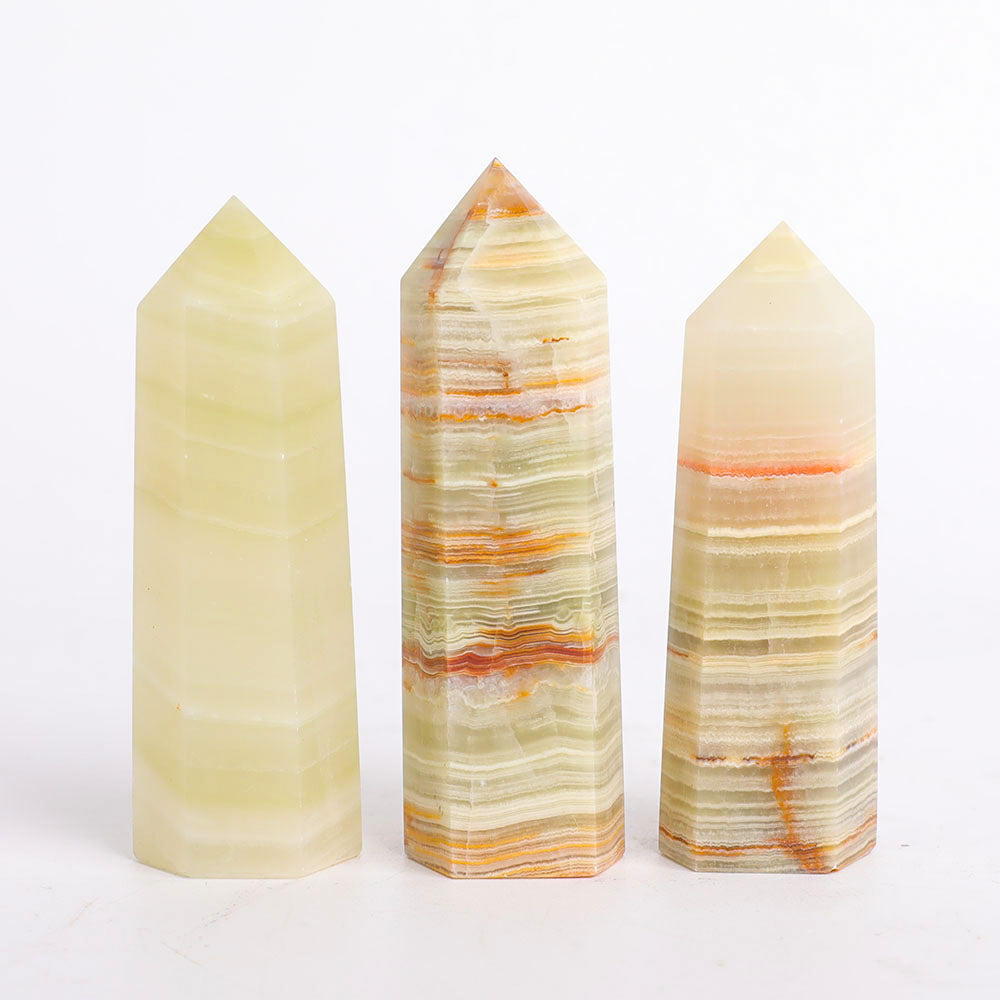Afghan Jade Crystal Point 3-4 Inch Healing Stone