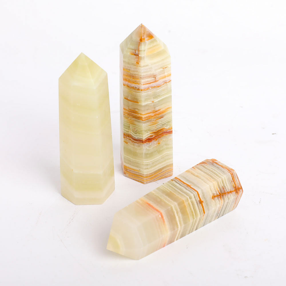 Afghan Jade Crystal Point 3-4 Inch Healing Stone