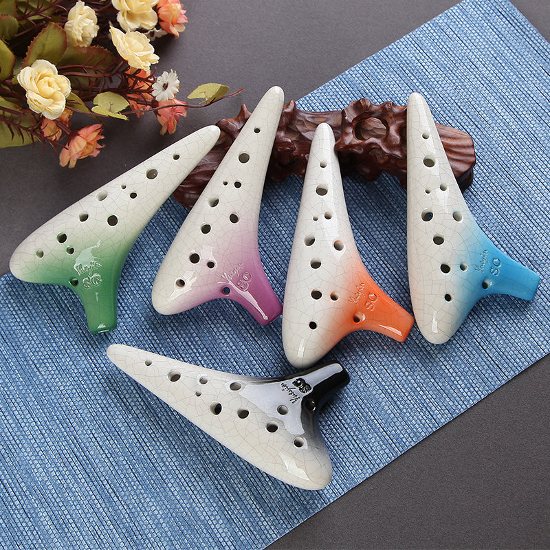 12 Hole Gradient Soprano Ocarina Flute Instrument