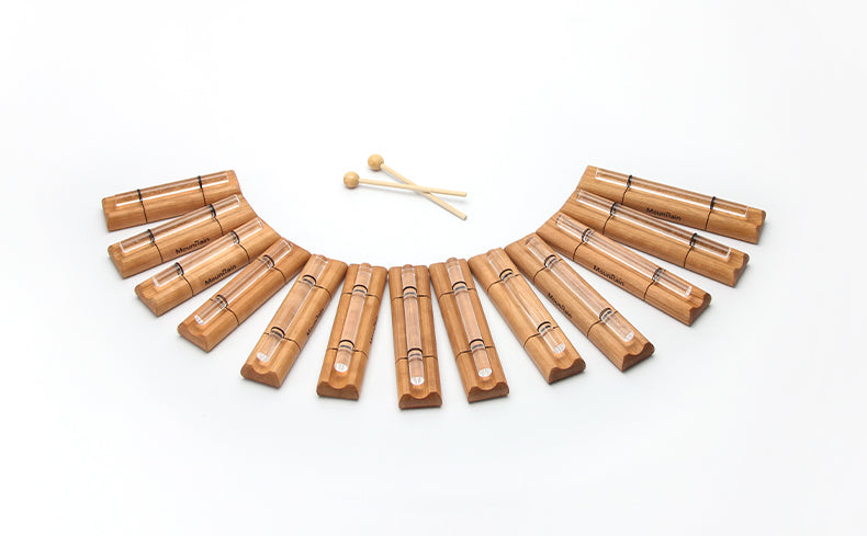 Crystal Chakra Energy Bar Chimes for Healing