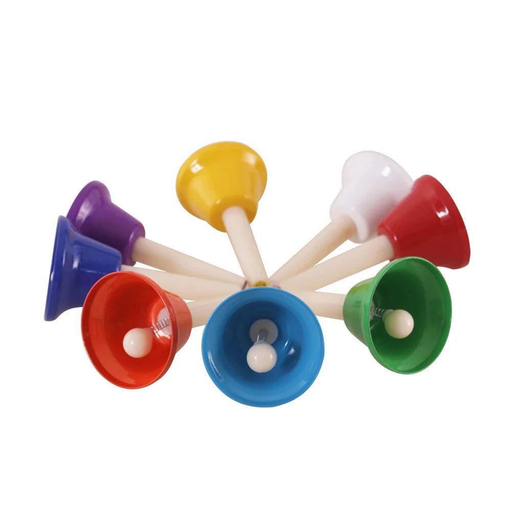 8-Note Chakra Meditation Hand Bell Set