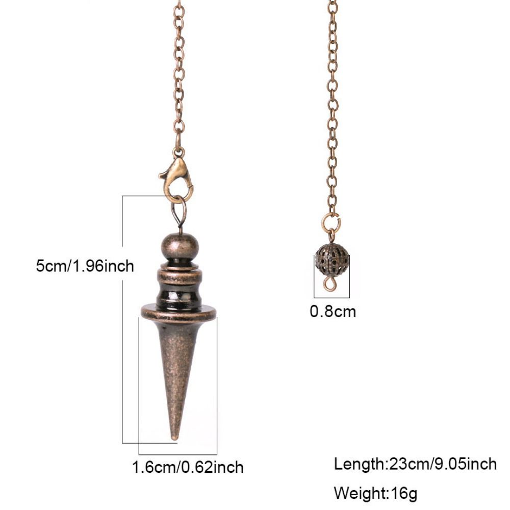 Copper Crystal Pendulum for Spiritual Guidance