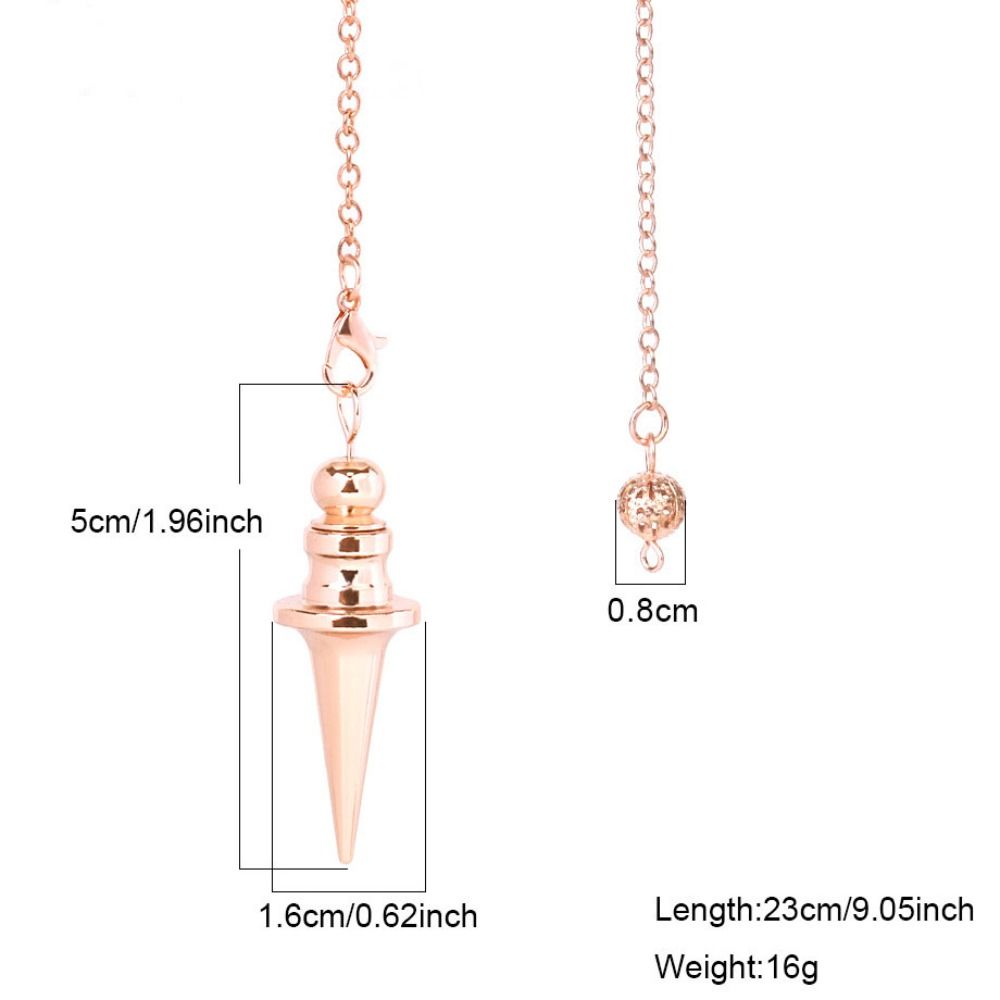 Copper Crystal Pendulum for Spiritual Guidance