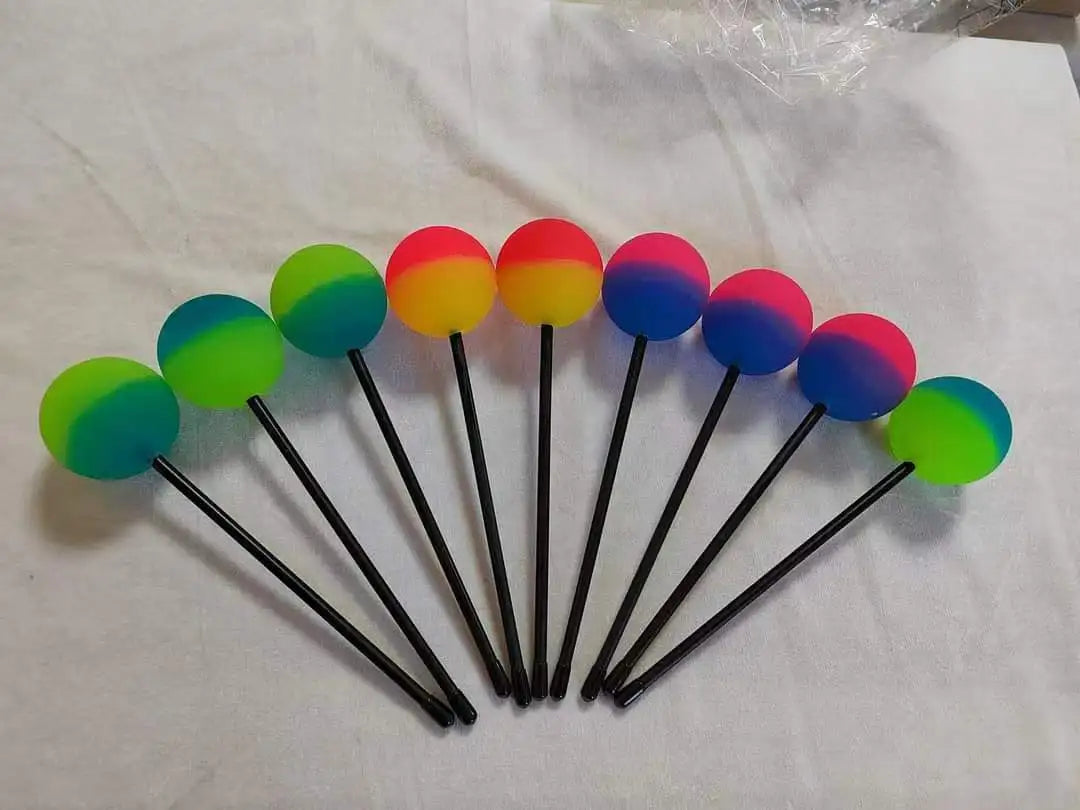 Colorful Silicone Whale Sound Gong Mallet Stick