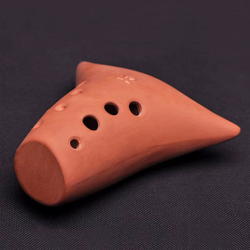 10 Holes Pottery Xun C D F G Tone Retro Handmade Bull Head Ocarina Flute Beginner Xun Traditional Ocarinas Music Instrument Gift