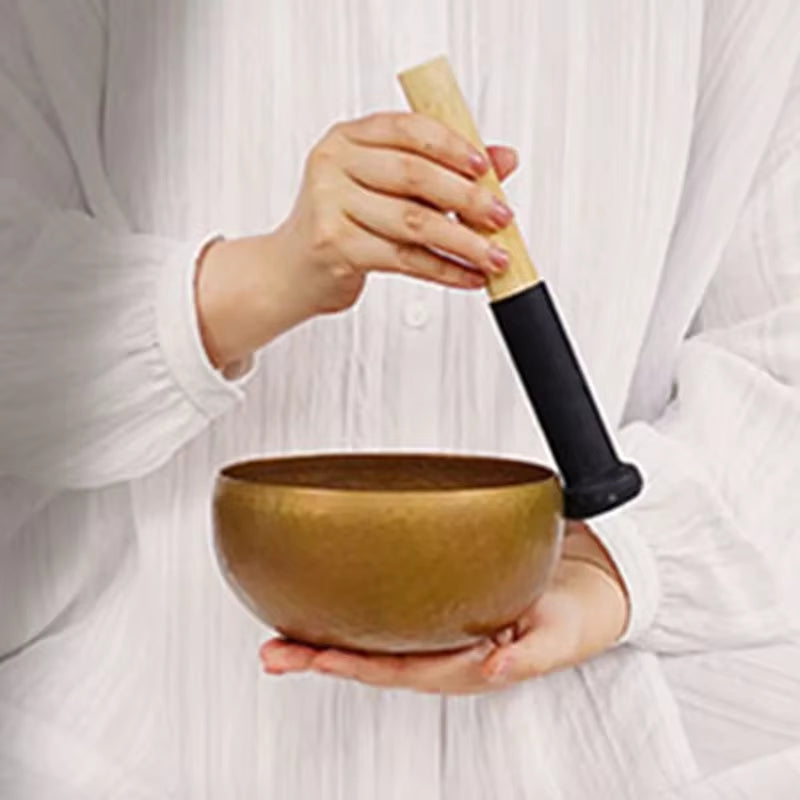 Original Tibetan Meditation Singing Bowl Rainbow Sound Bowls Yoga Sound Healing Therapy Nepal Singing Bowls Buddhist Decorations